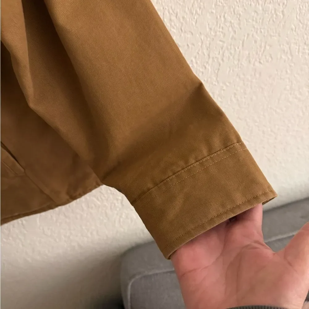 Dickies Brown Jacket with Gray Hood attached
